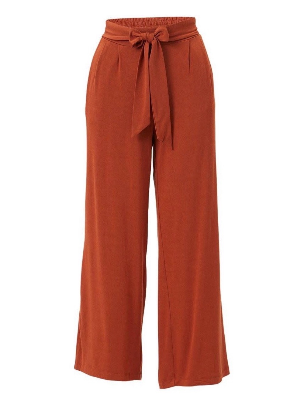Matilda Jane Warm Welcome Wide Legged Pants-Rust Orange